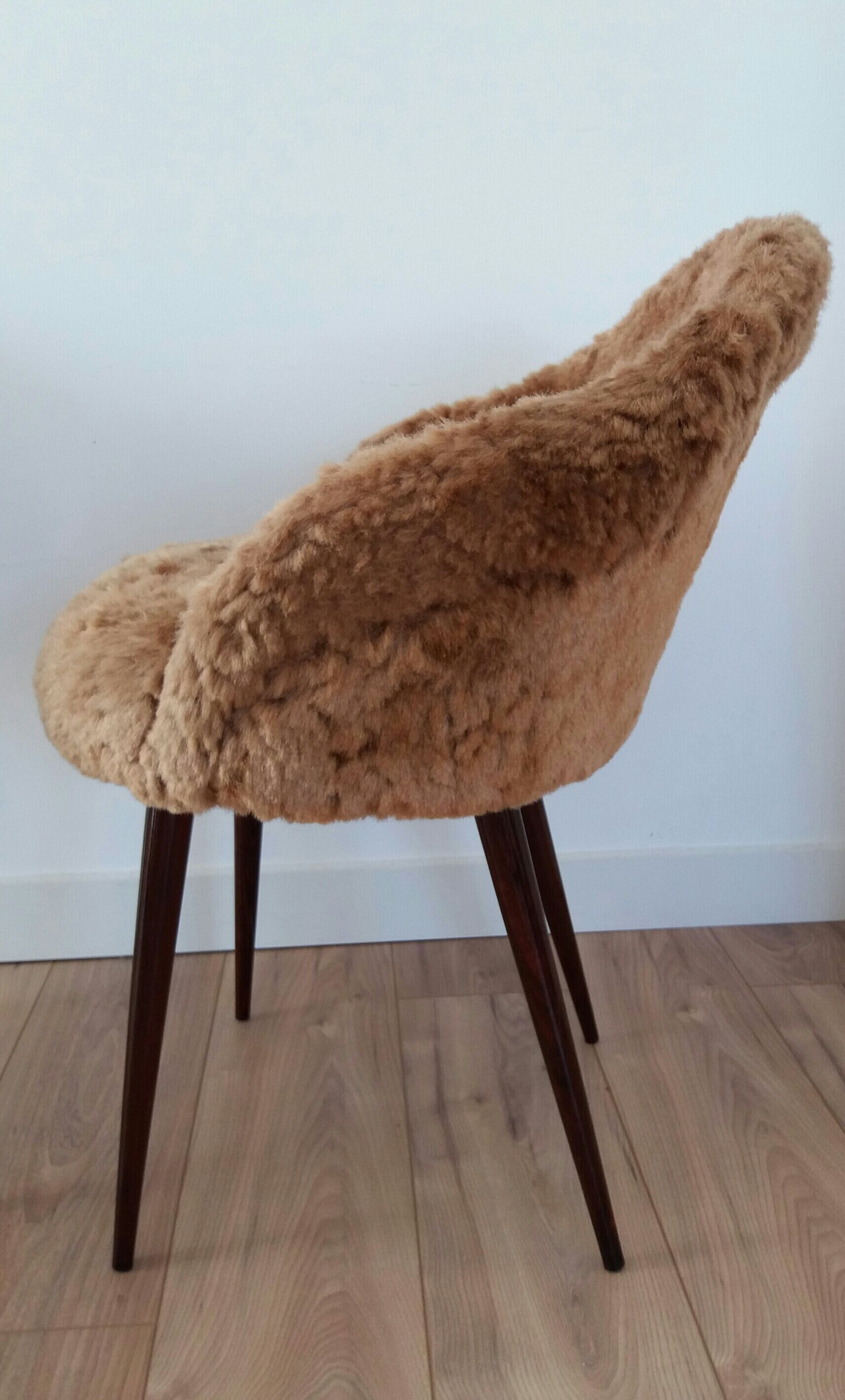 Pair fur armchair 1970