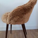 Pair fur armchair 1970