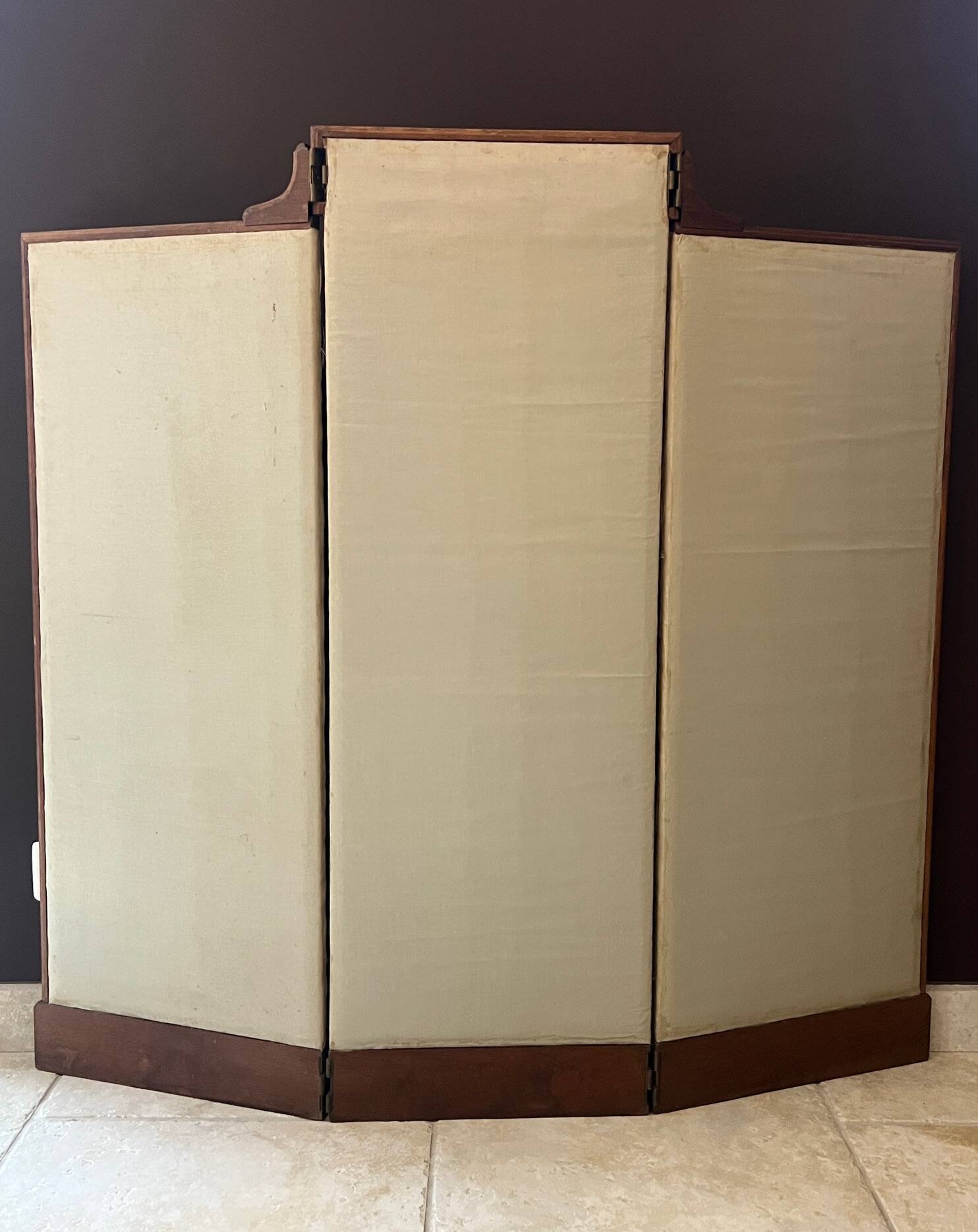 Art Nouveau screen 1900 floral decoration