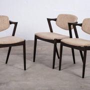 Dining Chairs attributed to Kai Kristiansen for Schou Andersen, Denmark, 1950s, Set of 3