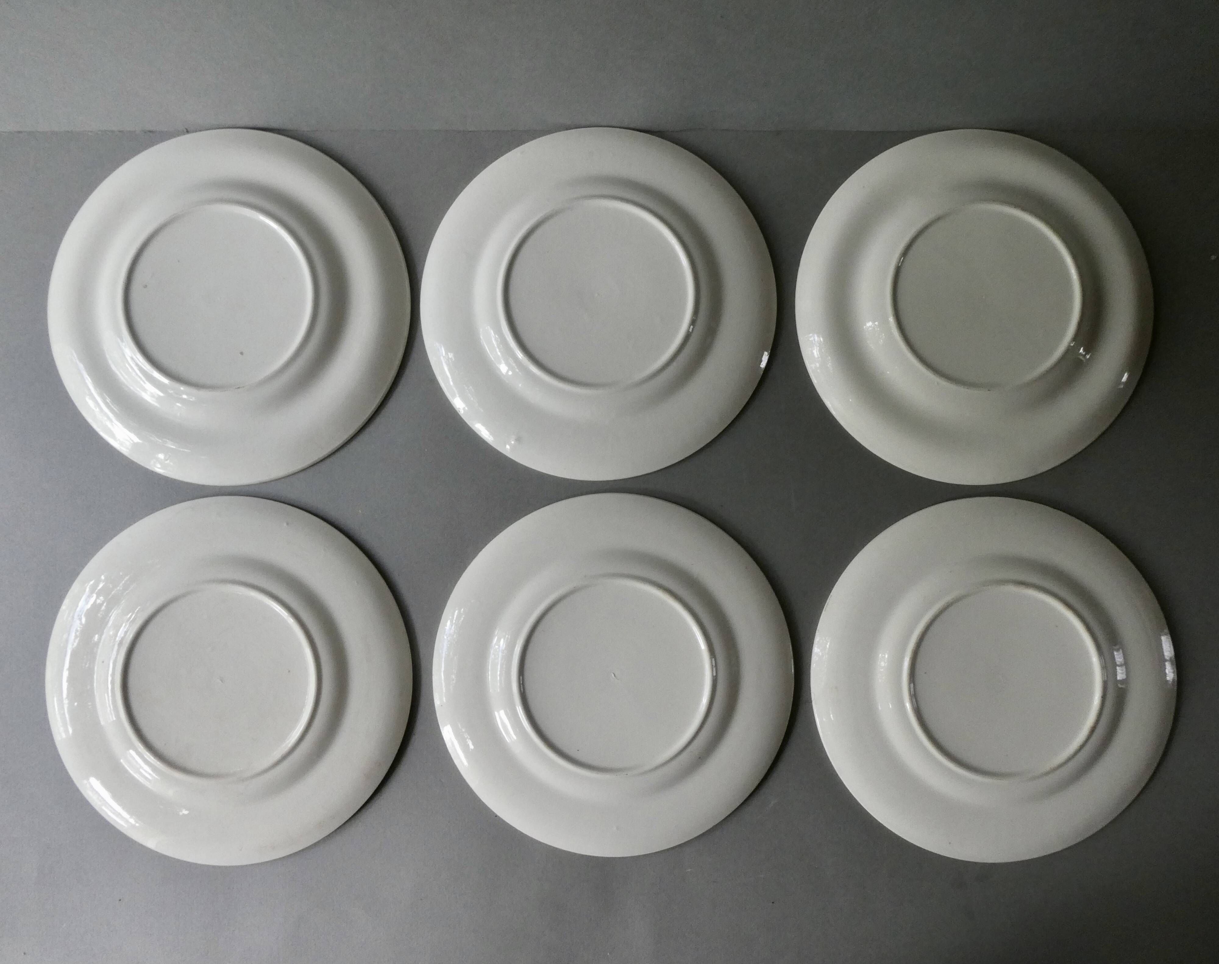 6 plates the fables of La Fontaine