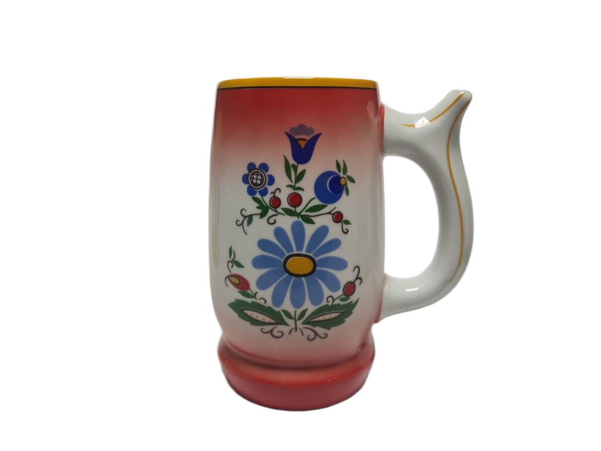 Postmodern beer cup from Lubjana, Poland, 1970s
