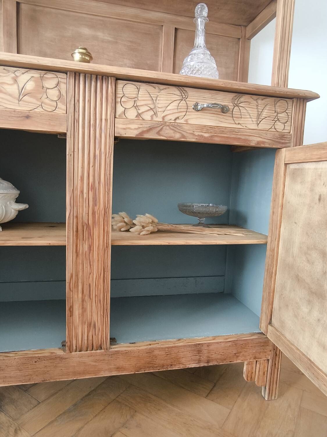 Art Deco 2-piece sideboard