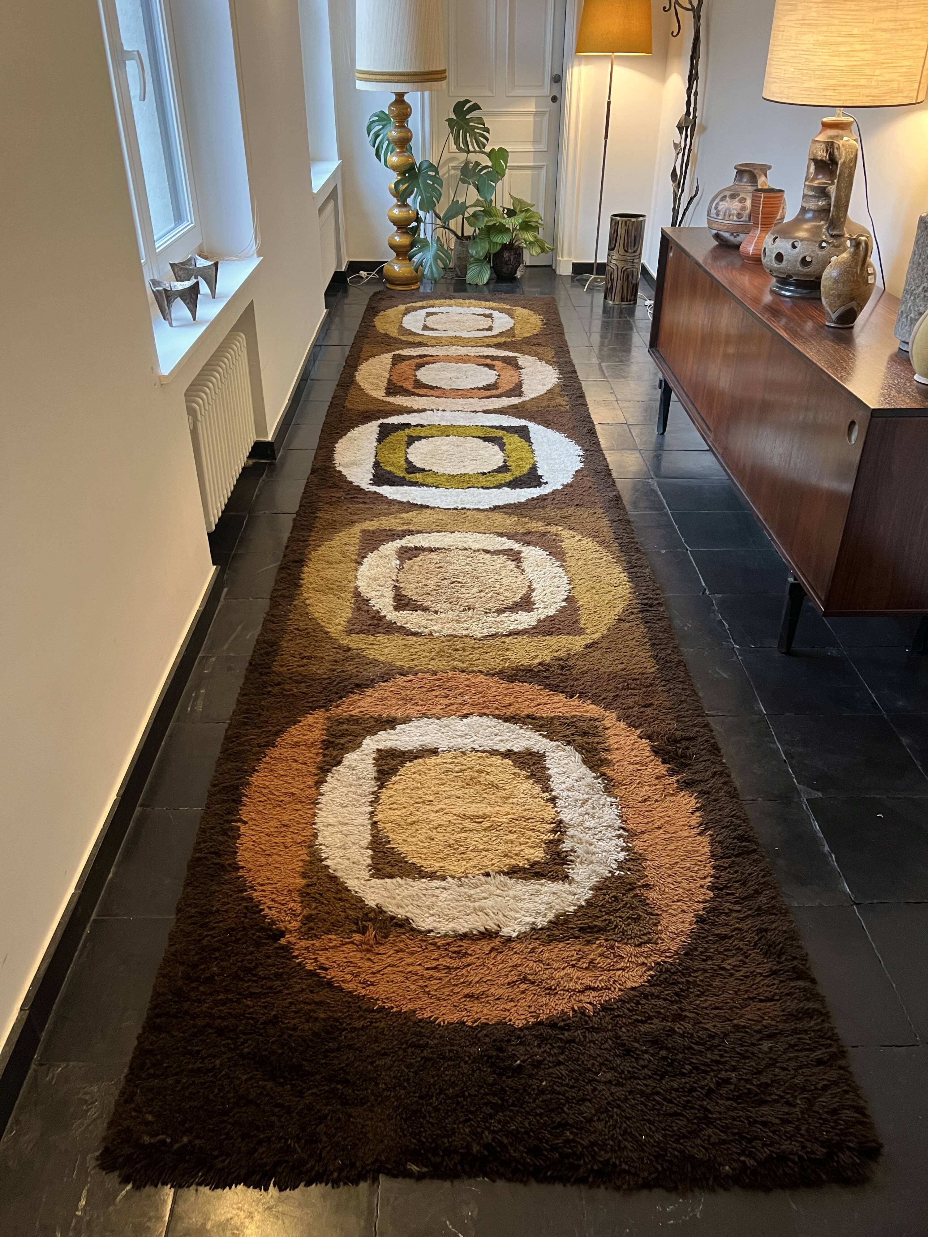 Mid-Century Long Rug, 1970s