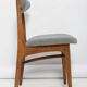Mid-century boucle armchair in grey designed by Rajmund Hałas, Poland, 1960s.