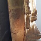 Former mirror gilded with pediment - 153 x 101 - Style Napoleon III