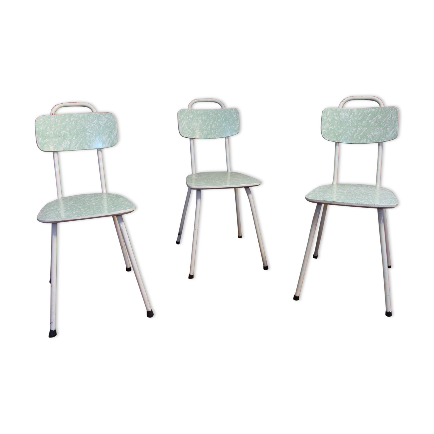 3 Vintage kitchen chairs