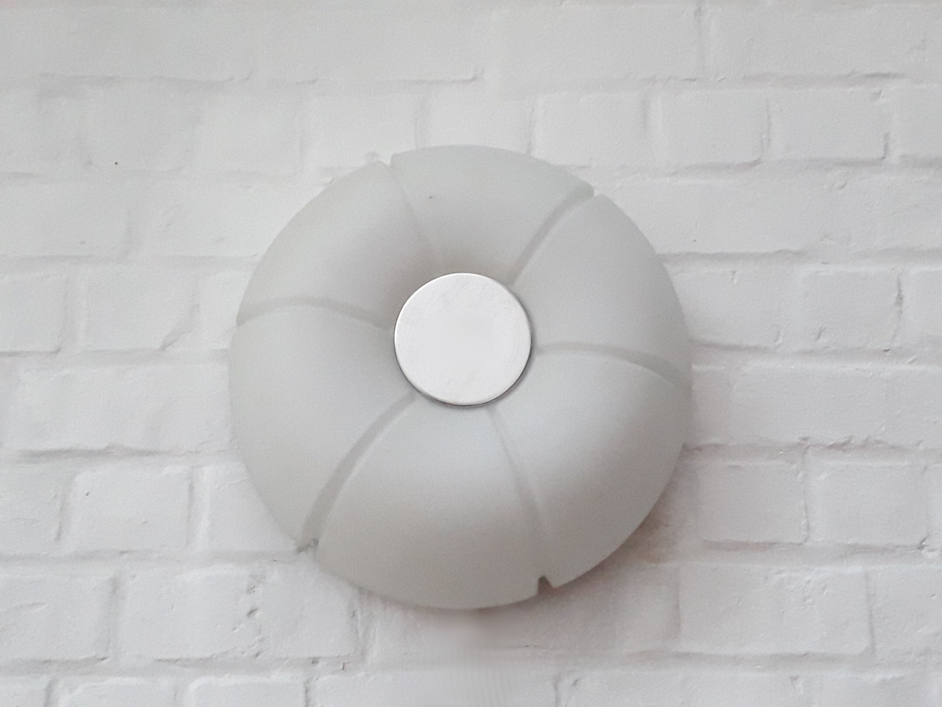 Wall lamp Glashütte Limburg in glass, 1970