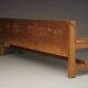 Dutch Traditionalist oak bench, Delft School. 1920s