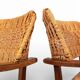 Set of 2 Bauhaus rope-weave chairs by Erich Dieckmann, 1930