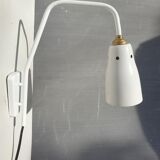 Fixed wall lamp offset 1950 white Ki-e-klair