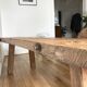 Wooden coffee table