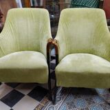 Pair of Progetti chairs for Giorgetti