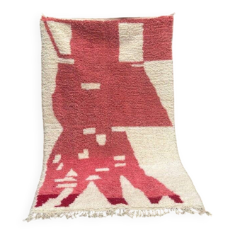 Tapis berbère beni ourain traditionnel