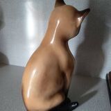 Ceramic cat statue