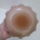 Beige opaline vase Swedish Orrefors