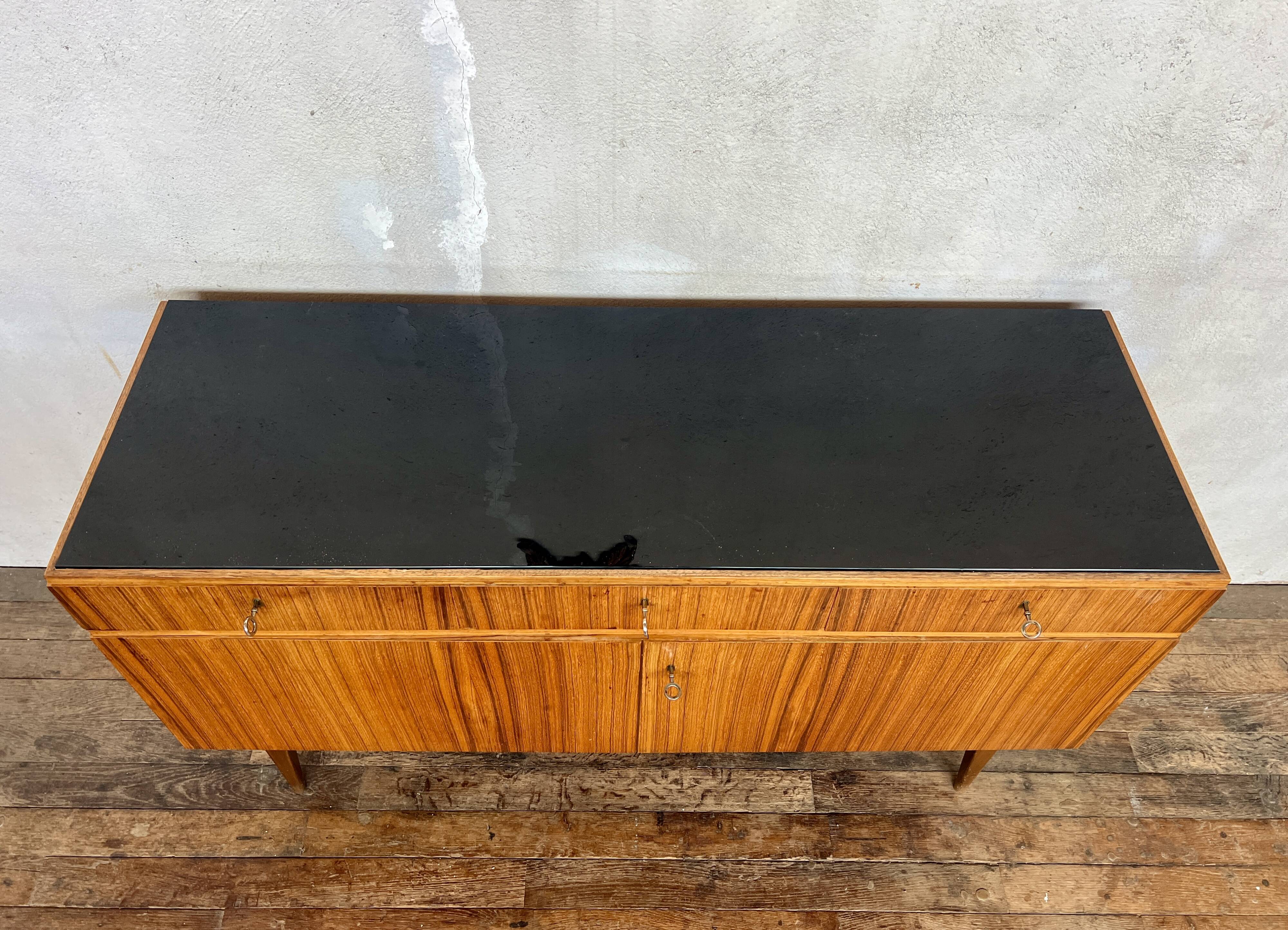 Vintage rosewood sideboard by WK Möbel
