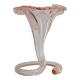 Murano blown glass trumpet vase