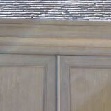 Armoire Louis Philippe ancuenne 2 portes Chêne massif bois brut