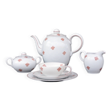 Vintage Volkstedt Germany Porcelain Tea & Caffee Set with Creamer and Sugar