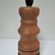 Lamp foot XL solid wood veined turned vintage