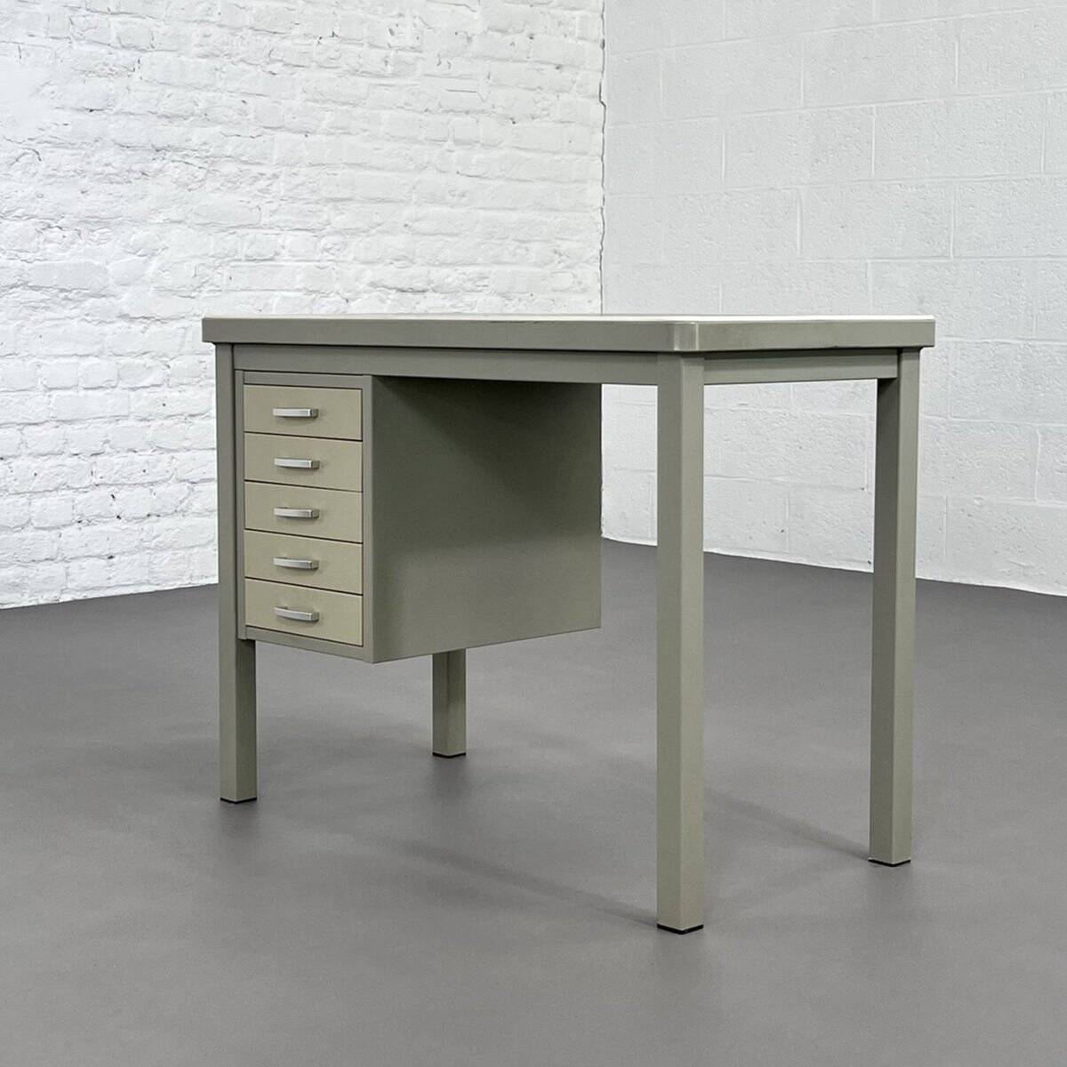 Vintage Metal Desk, 1950s