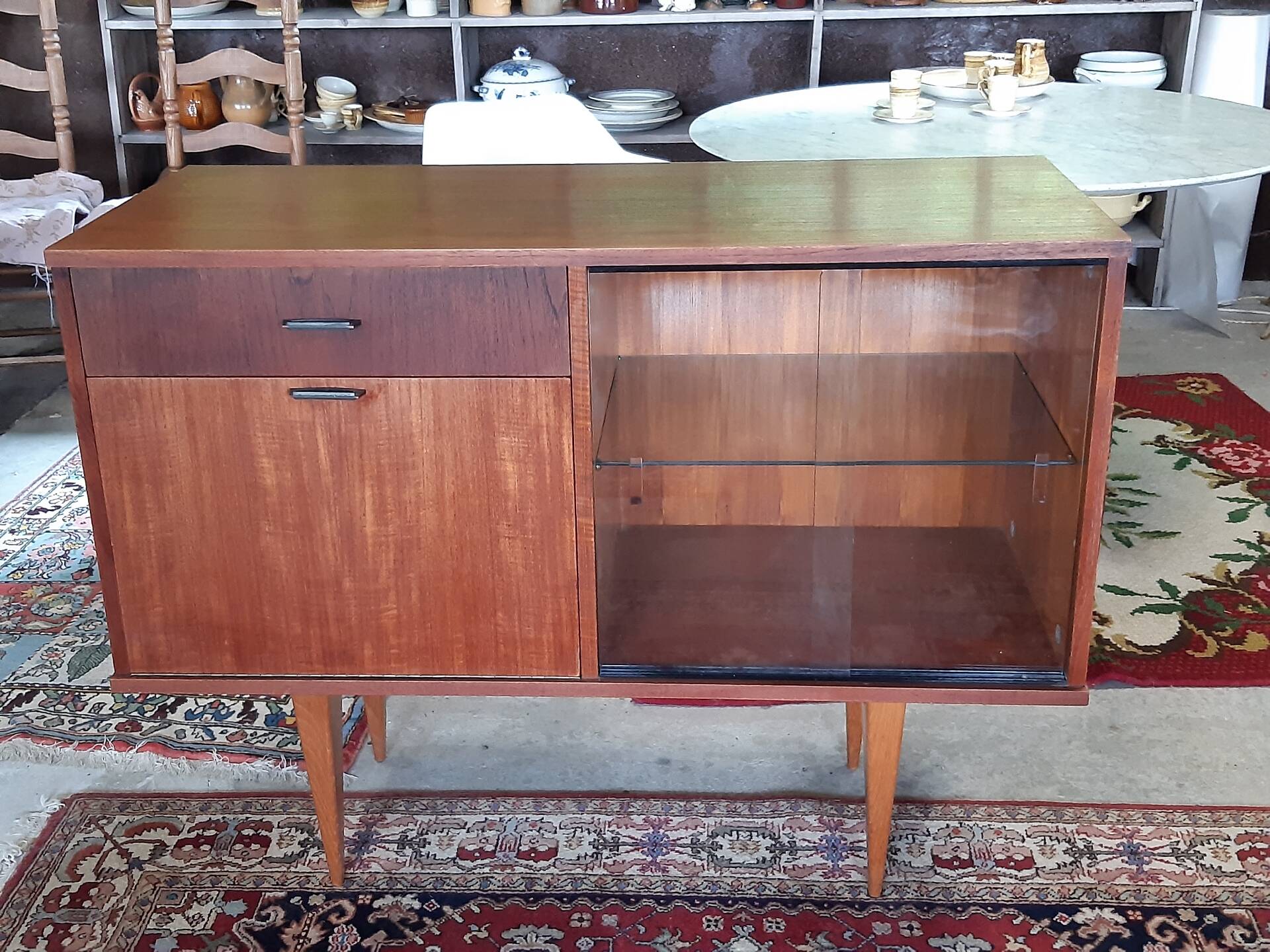 Small Scandinavian sideboard.