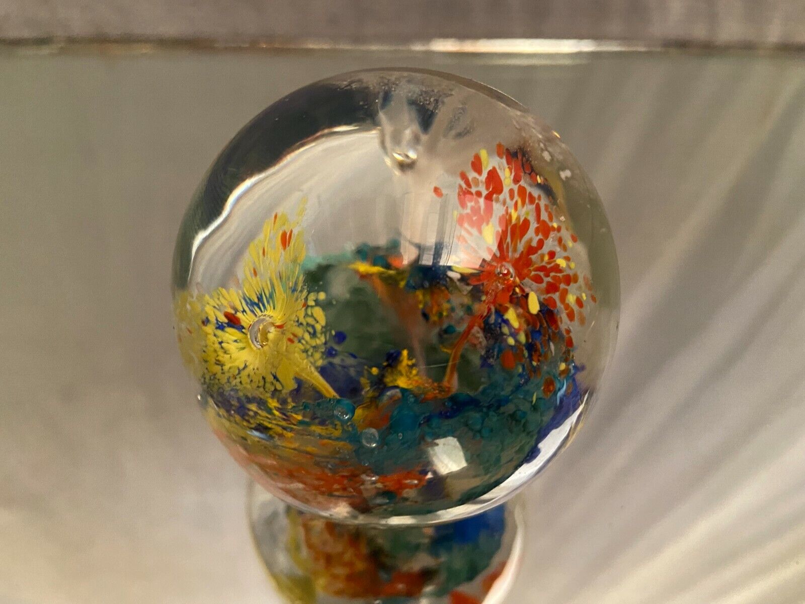 Sulfide ball paperweight