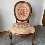 Chaise médaillon ancienne style Louis XVI