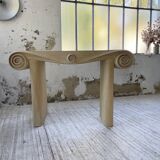 70s tropicalist rattan console