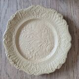 Assiette anglaise "antique ridgway lilly of the valley rose floral plate"