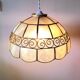 Suspension nacre et laiton 1960