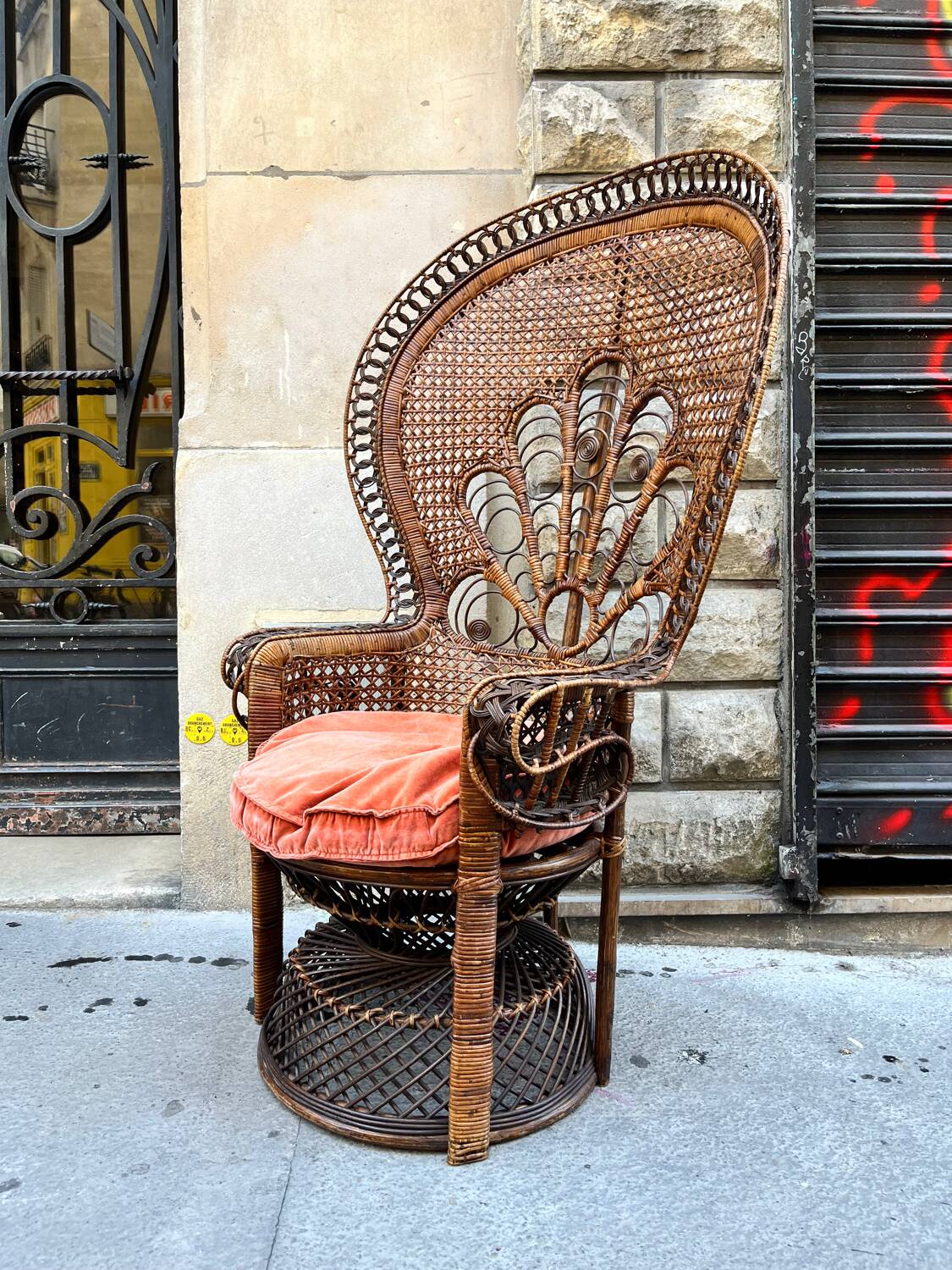 “Emmanuelle” rattan armchair, 1970
