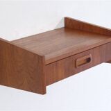 Vintage Scandinavian teak shelf 1960