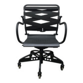 Fauteuil pivotant vintage Canasta italien par Heron Parigi pour Heron Parigi Design