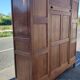 1925 solid curly mahogany office bookcase