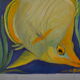 Oil on canvas butterfly fish