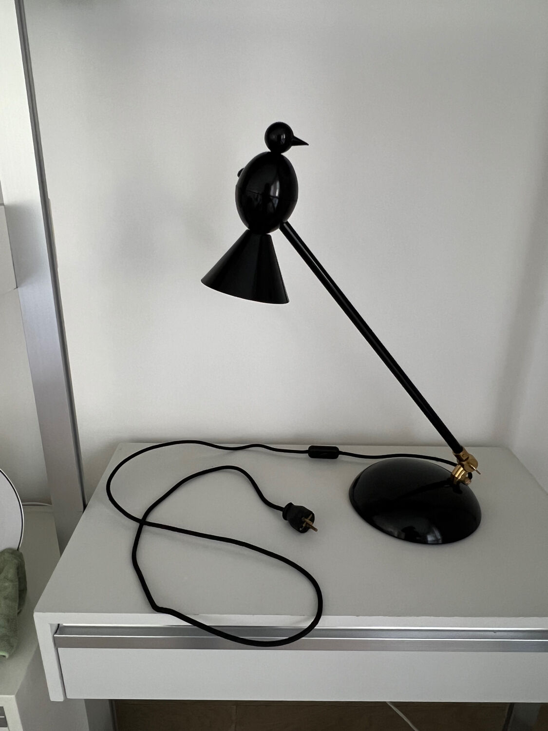 Atelier Areti Alouette table lamp, black/brass