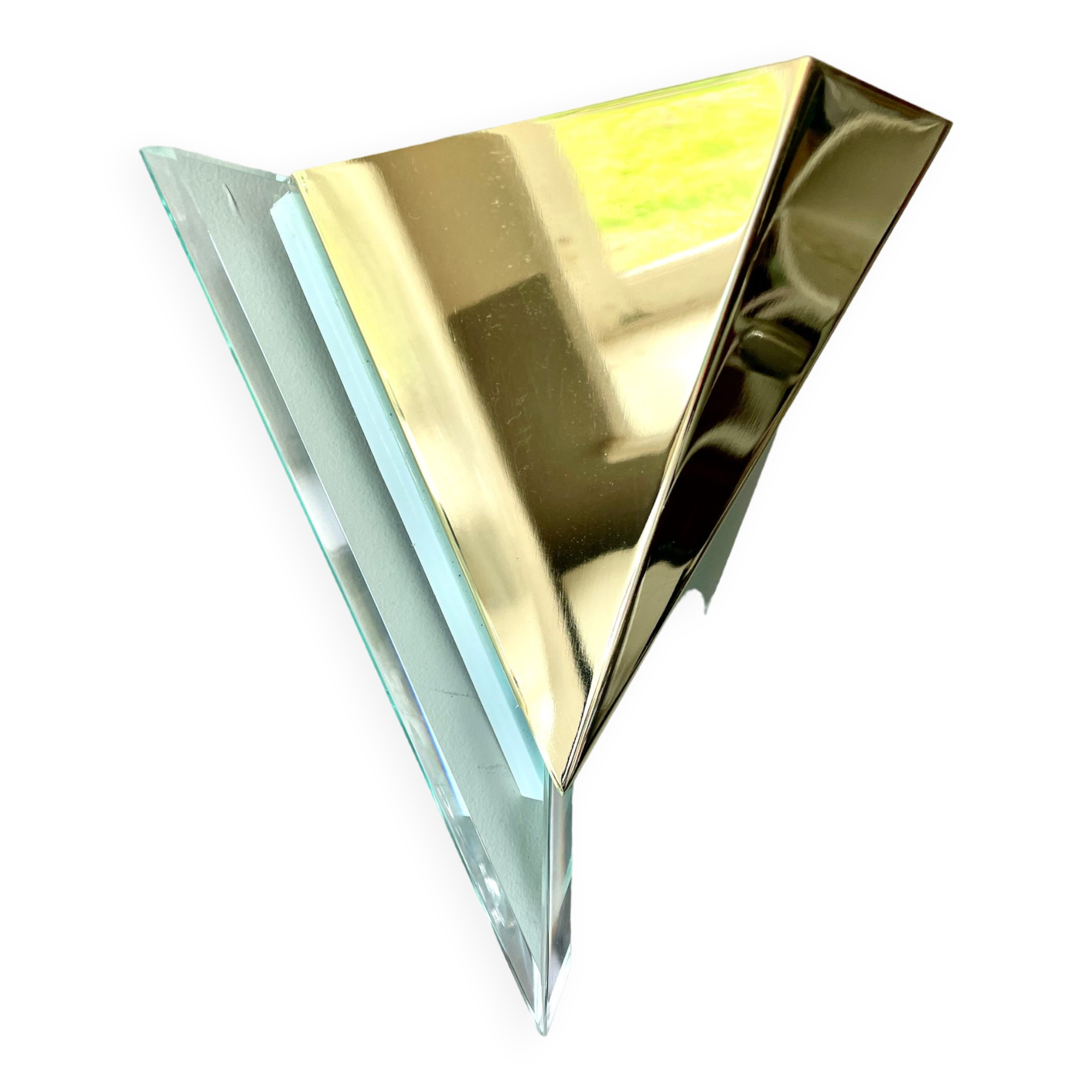 Triangular wall light 1980