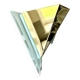 Triangular wall light 1980