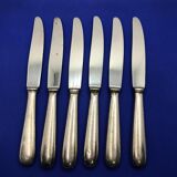 Set of 6 small silver-plated Navy knives from Ercuis