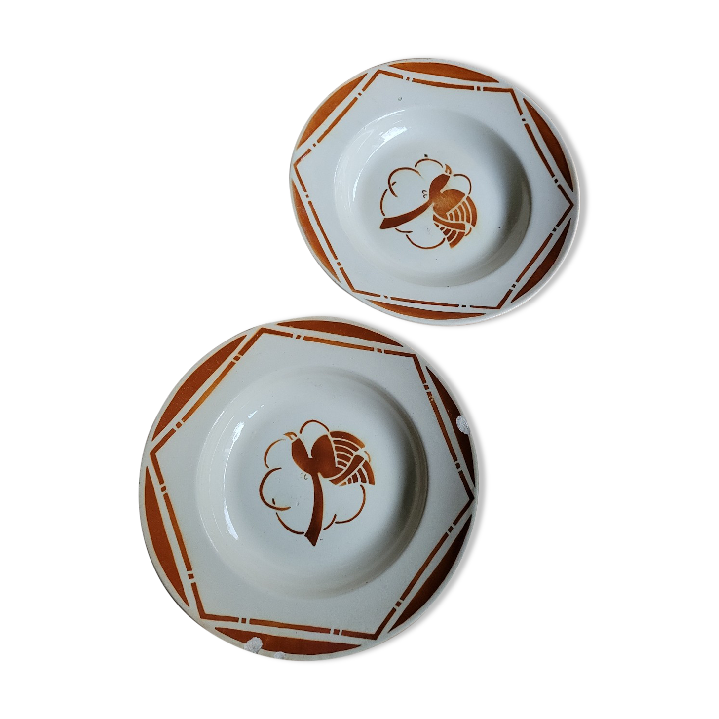 Two hollow plates Paradis de Badonviller