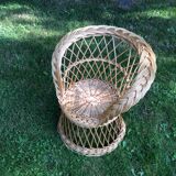 Children's wicker chair