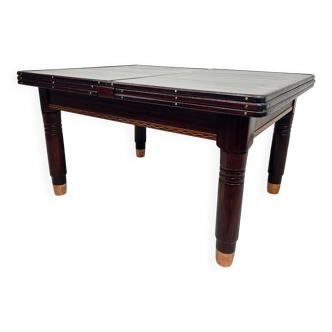 Large dining table in the Secession style by Karoly Lingel, Budapest.