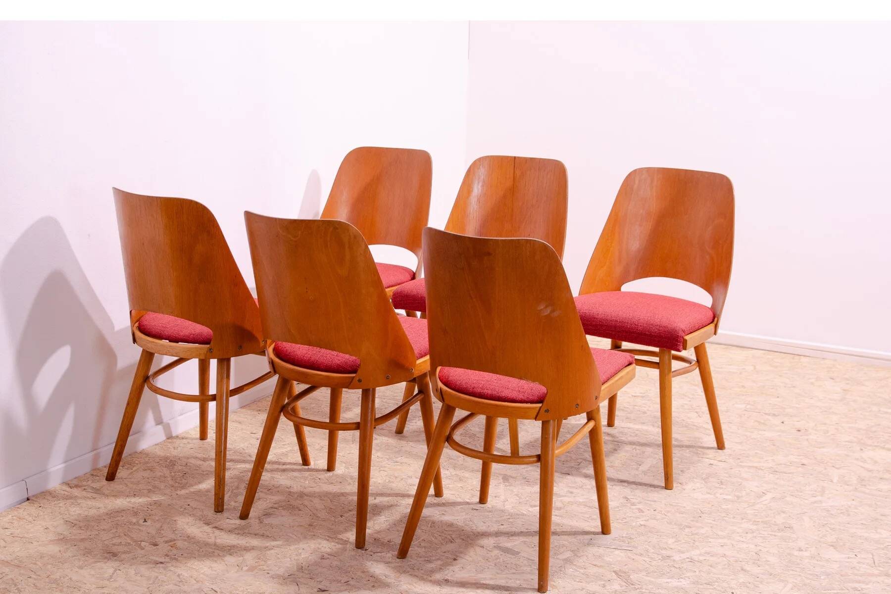 Mid Century dining chairs by Radomír Hofman, 1960´s, set of 6