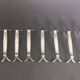 WMF, eight silver-plated knife rests, palmette decoration 1880