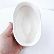 Large Asparagus Dish With Vintage Ceramic Barbotine Saucepan