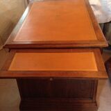 Oak desk 9 drawers end XlXème