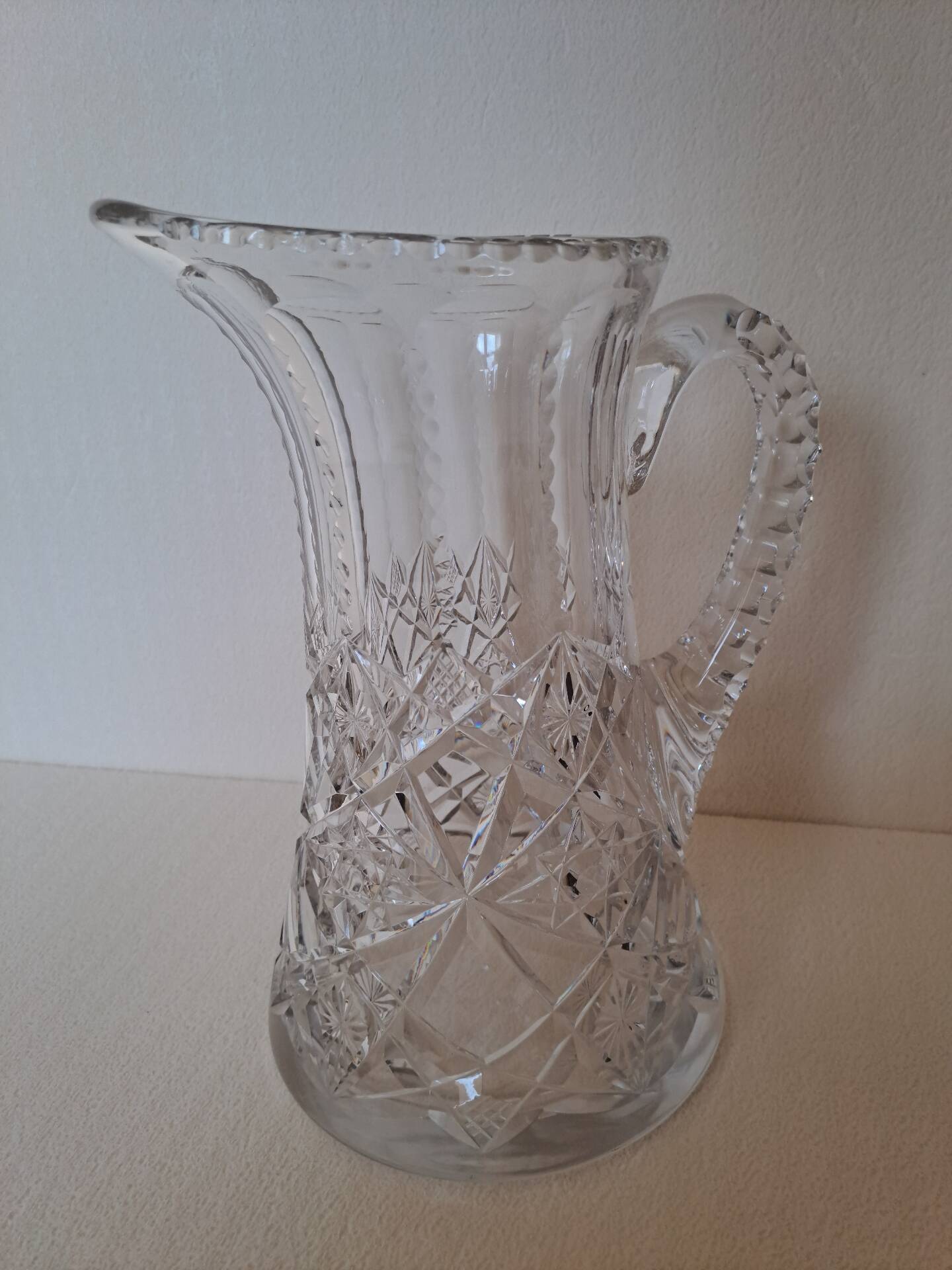 Pichet en cristal Val St Lambert