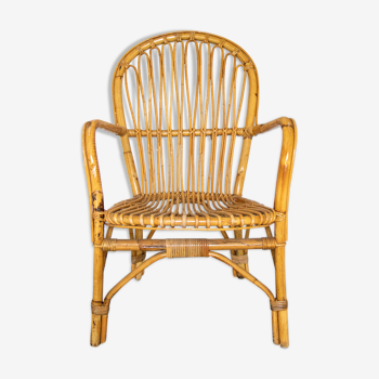 Rattan chair, 70s